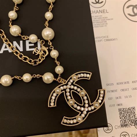 chanel珍珠項鍊|chanel jewelry.